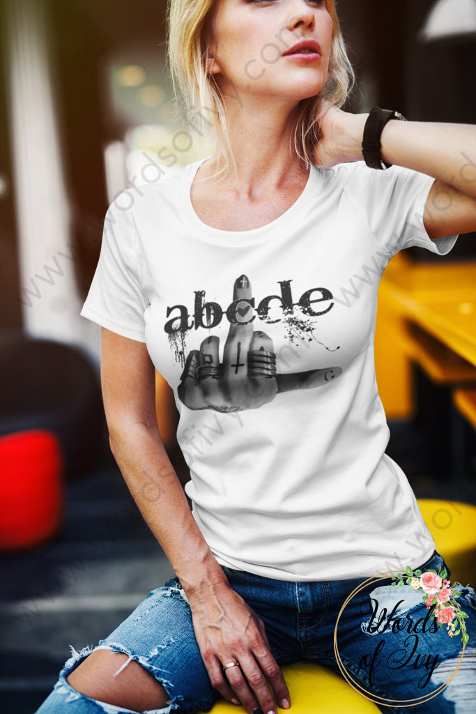 Adult Tee - Abcde Finger 220124001 T-Shirt