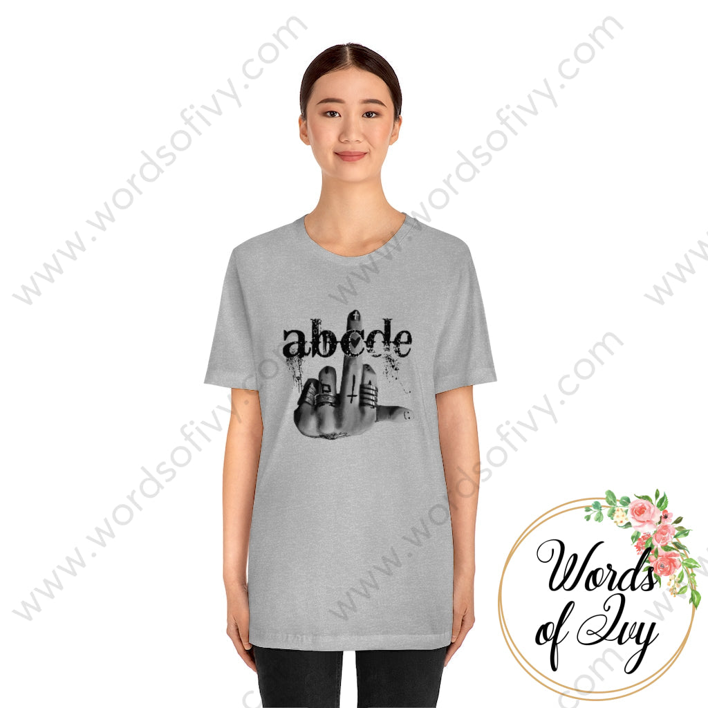 Adult Tee - Abcde Finger 220124001 T-Shirt