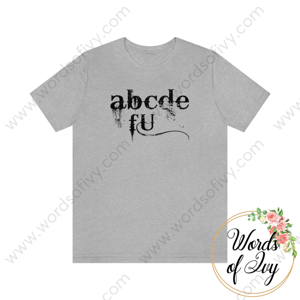 Adult Tee - Abcdefu 220124002 Athletic Heather / L T-Shirt