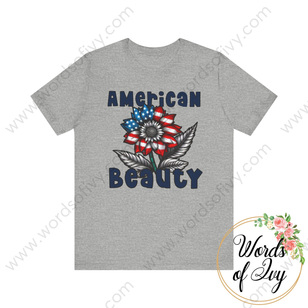 Adult Tee - American Beauty 240721011 Athletic Heather / S T-Shirt