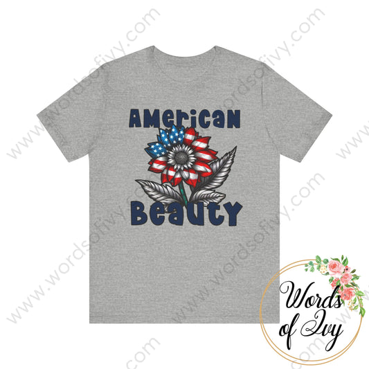 Adult Tee - American Beauty 240721011 Athletic Heather / S T-Shirt