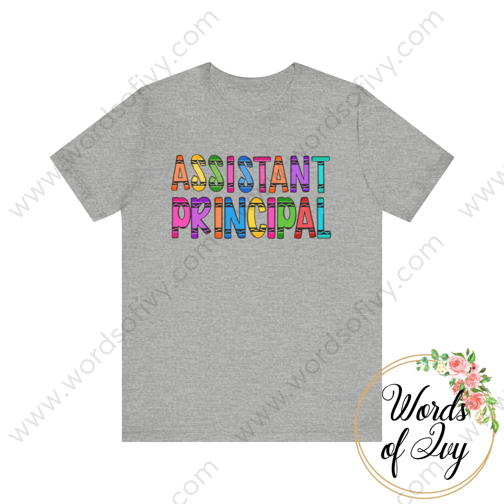 Adult Tee - Assistant Principal 240721020 Athletic Heather / S T-Shirt