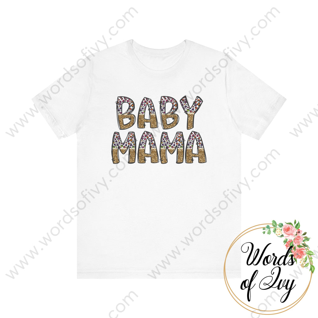 Adult Tee - Baby Mama 240721028 White / S T-Shirt