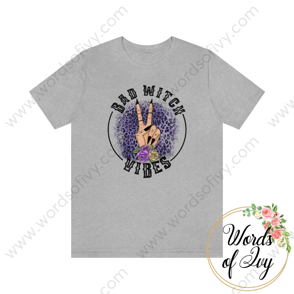 Adult Tee - Bad Witch Vibes 220814004 Athletic Heather / L T-Shirt