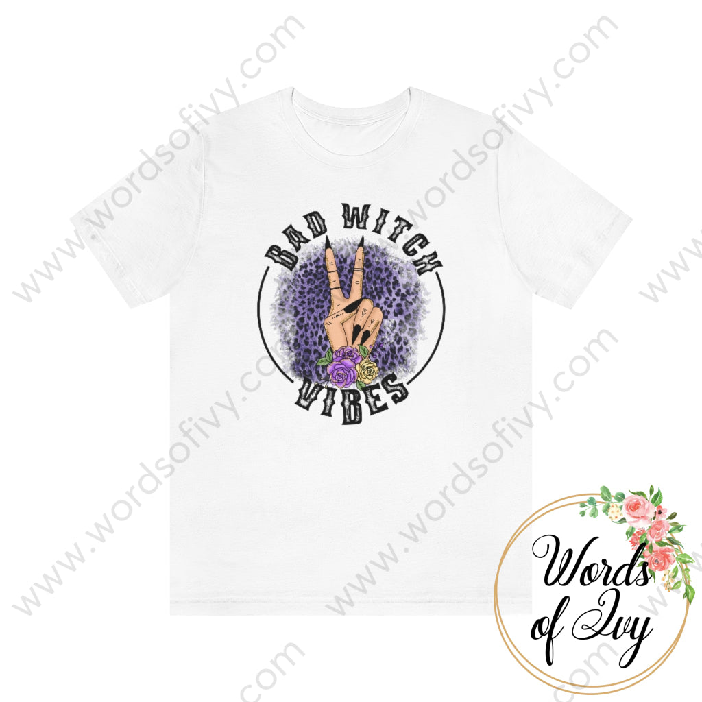 Adult Tee - Bad Witch Vibes 220814004 White / S T-Shirt