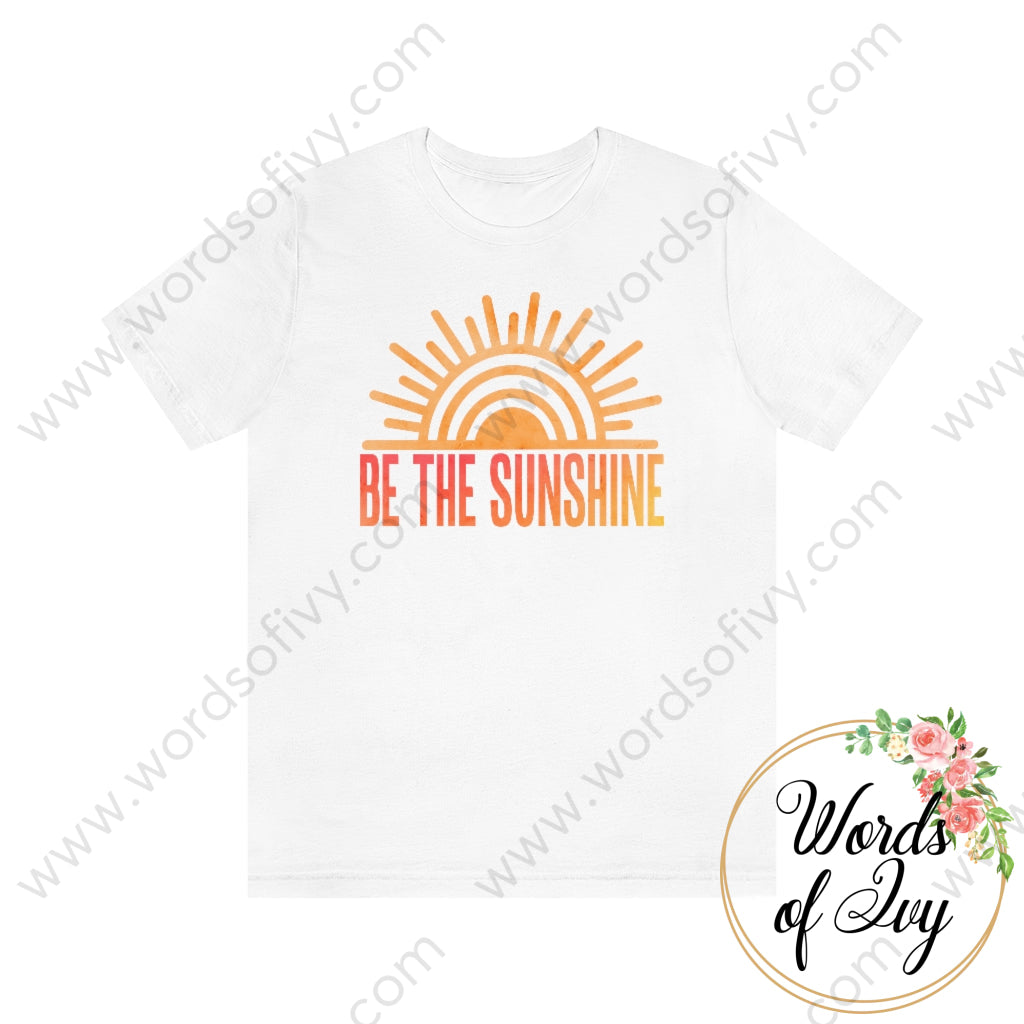 Adult Tee - Be The Sunshine 220714003 White / L T-Shirt