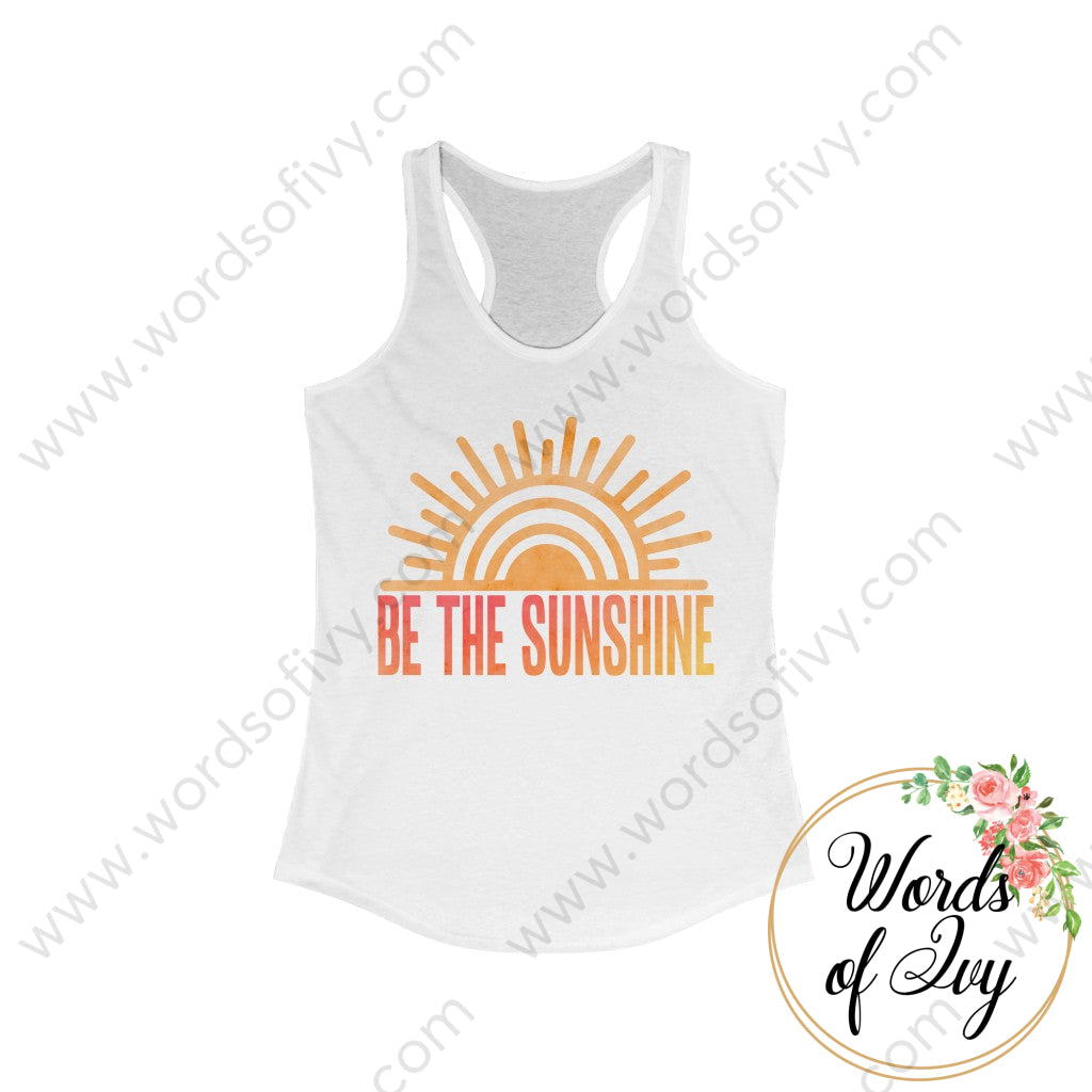 Adult Tee - Be The Sunshine Tank 220714003 Solid White / L Tank Top