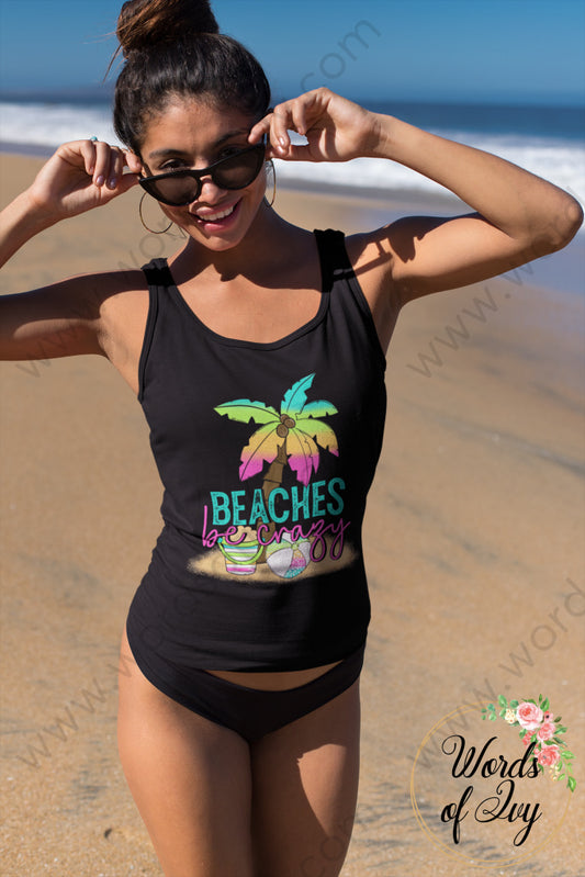 Adult Tee - Beaches Be Crazy Tank 220519001 Top
