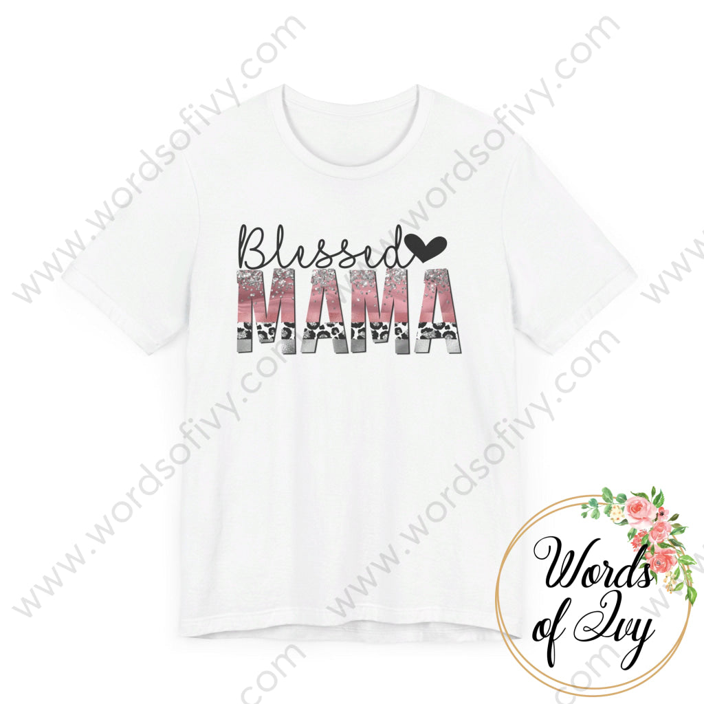 Adult Tee - Blessed Mama Pink 240724032 T-Shirt