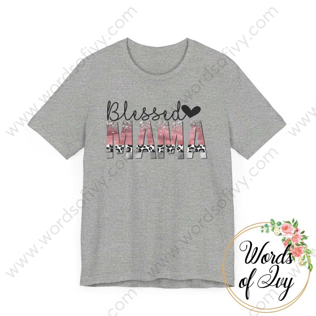 Adult Tee - Blessed Mama Pink 240724032 T-Shirt