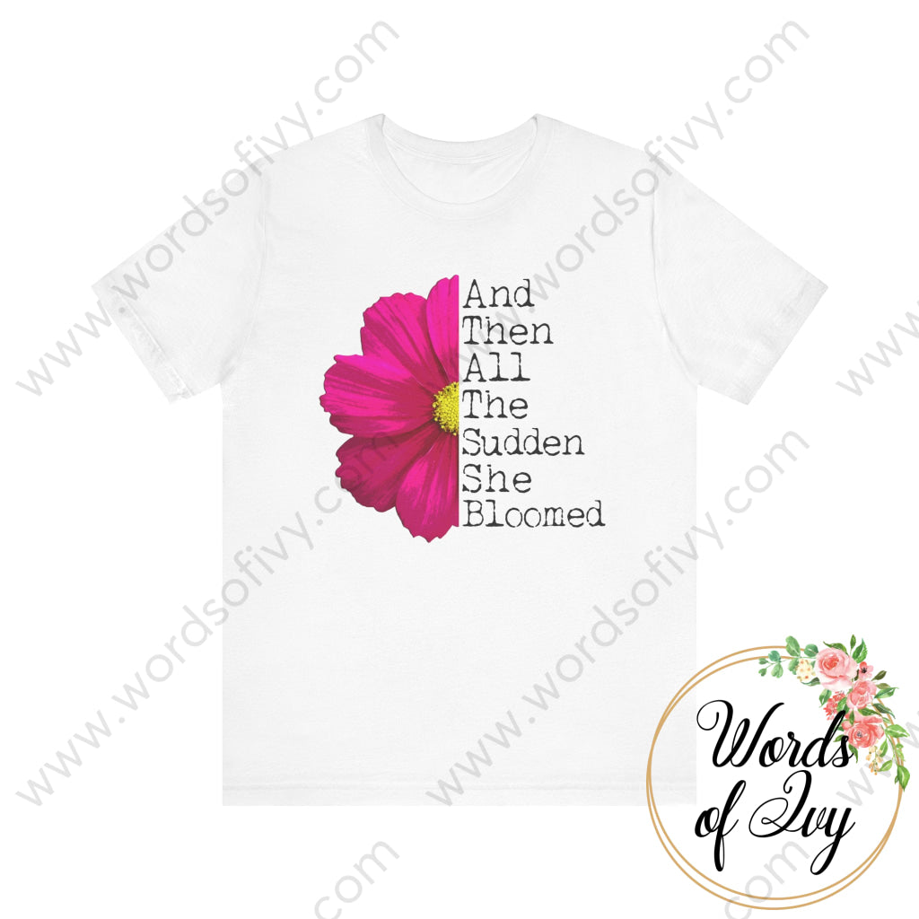 Adult Tee - Bloomed 240724033 White / S T-Shirt