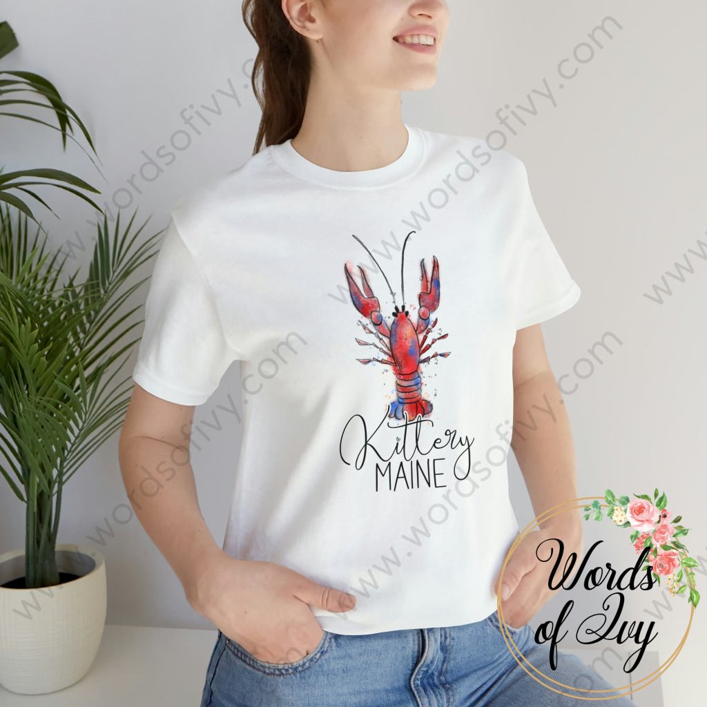 Adult Tee - Bright Lobster Kittery Maine 221202002 T-Shirt