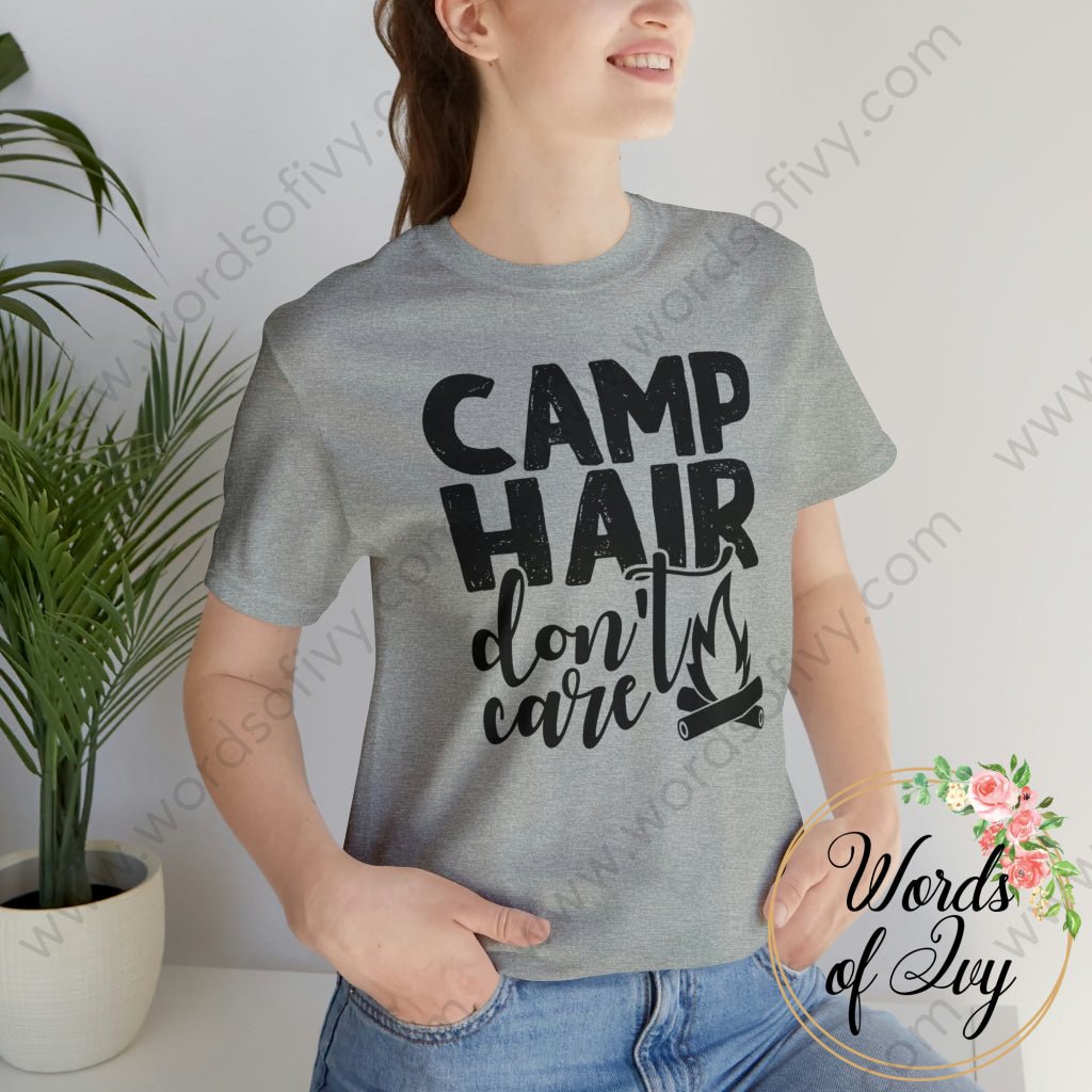 Adult Tee - Camp hair don't care 220130001 | Nauti Life Tees