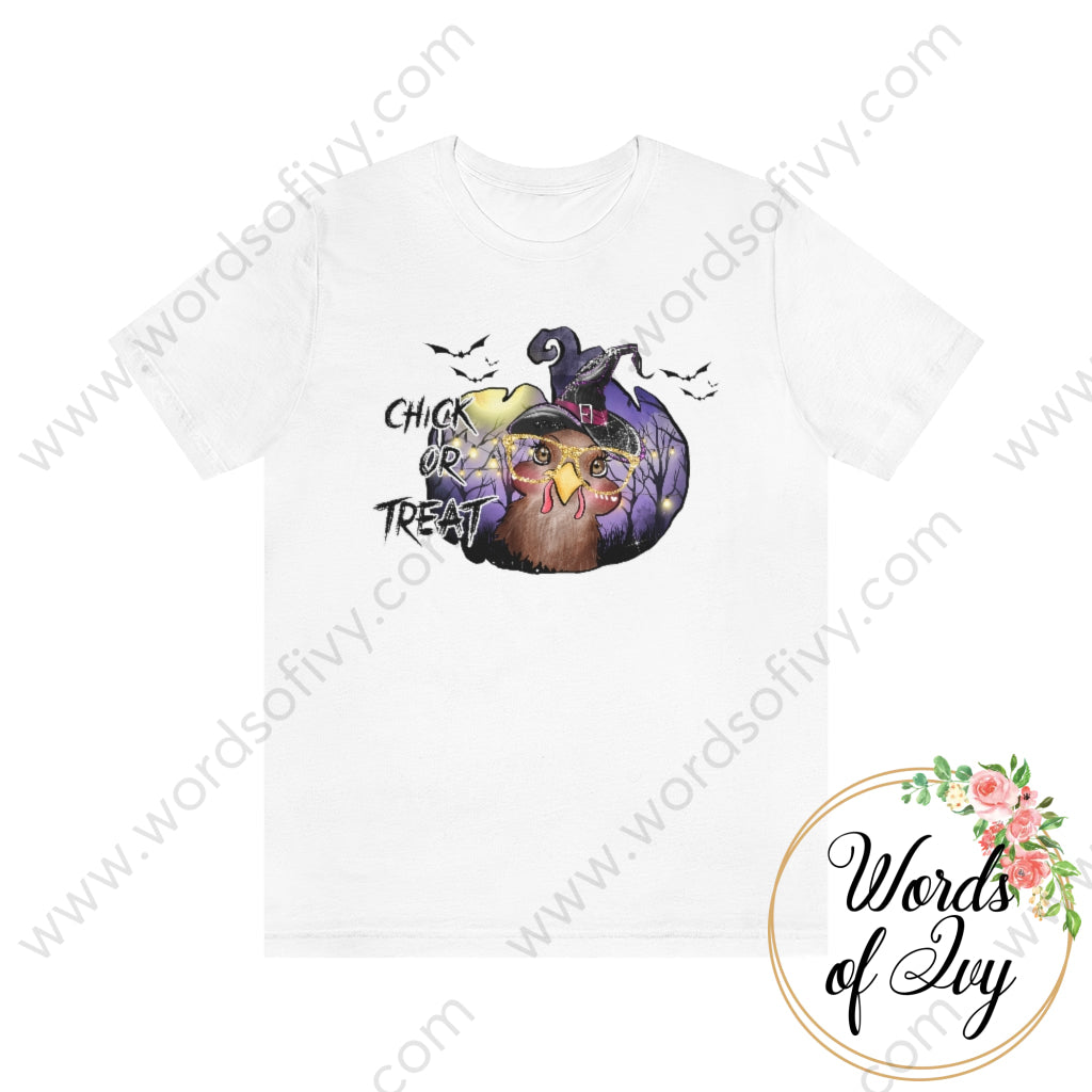 Adult Tee - Chick Or Treat 220814002 White / S T-Shirt