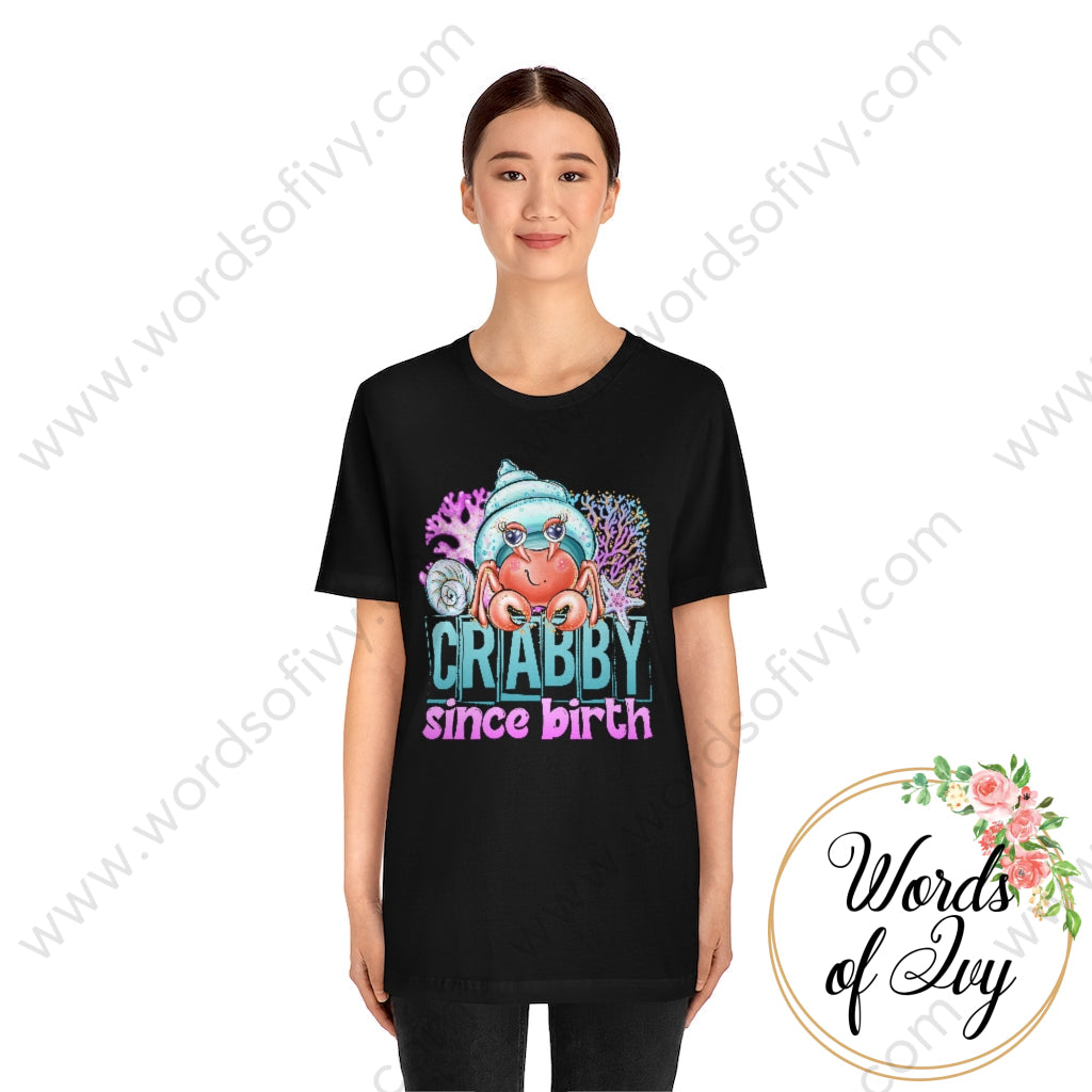 Adult Tee - Crabby Since Birth 220519002 T-Shirt