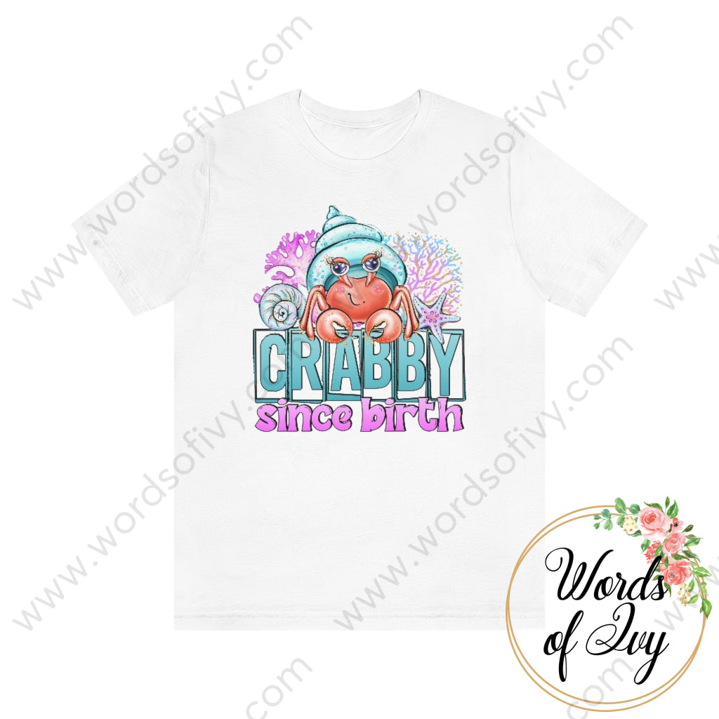 Adult Tee - Crabby Since Birth 220519002 White / L T-Shirt