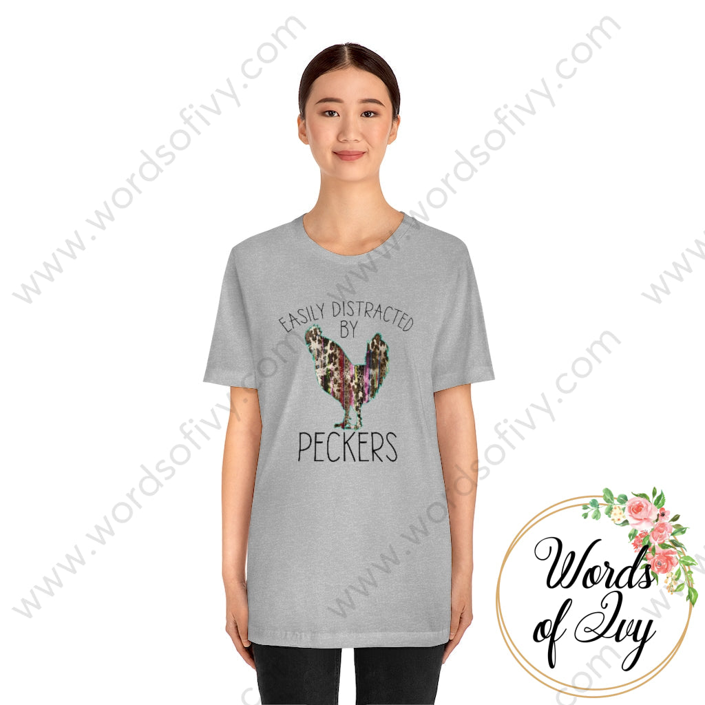 Adult Tee - Easily Distracted By Peckers 220814013 T-Shirt