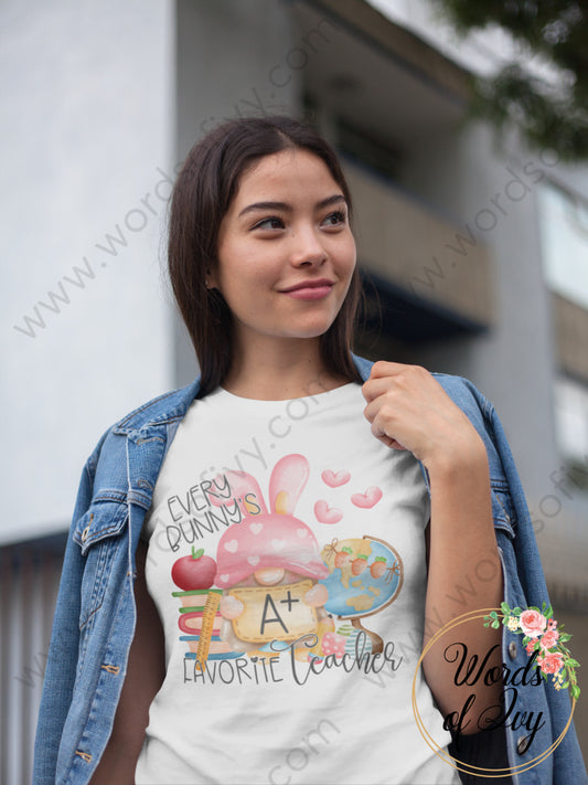 Adult Tee - Every Bunnys Favorite Teacher 220409004 T-Shirt