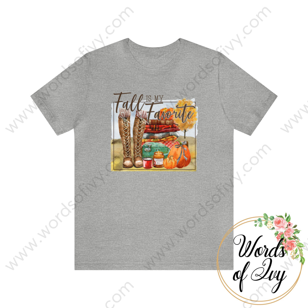 Adult Tee - Fall Is My Favorite 230703068 Athletic Heather / S T-Shirt