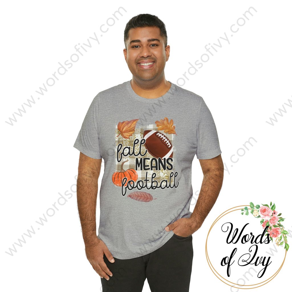 Adult Tee - Fall Means Football 220926008 T-Shirt