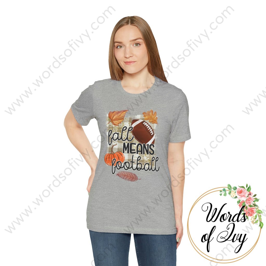 Adult Tee - Fall Means Football 220926008 T-Shirt