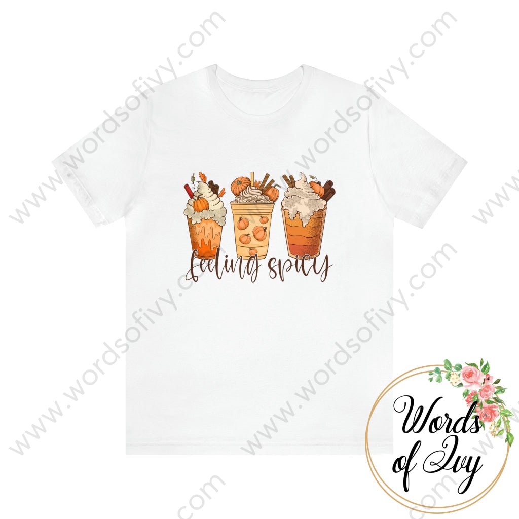 Adult Tee - Feeling Spicy 220904006 White / S T-Shirt