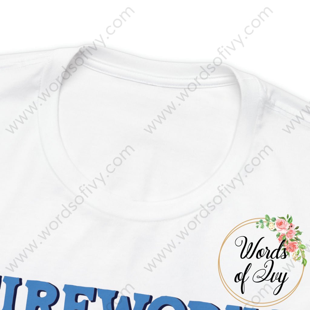 Adult Tee - FIREWORKS AND BEER THAT'S WHY I'M HERE 230809003 | Nauti Life Tees