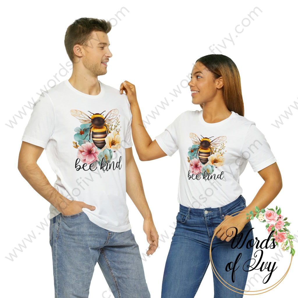 Adult Tee - Floral Bee Kind 230420001 T-Shirt