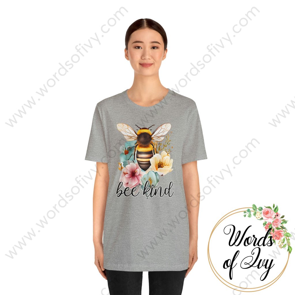 Adult Tee - Floral Bee Kind 230420001 T-Shirt