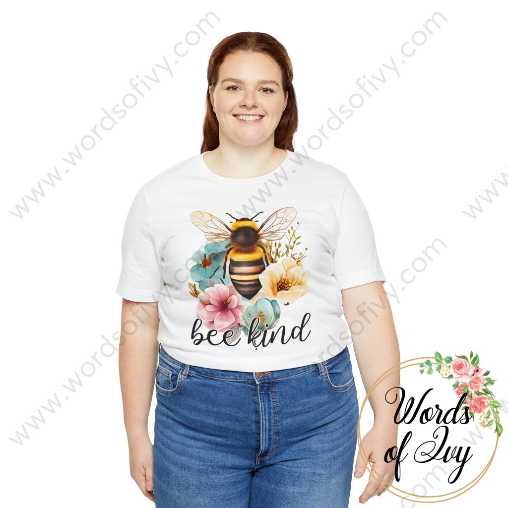 Adult Tee - Floral Bee Kind 230420001 T-Shirt