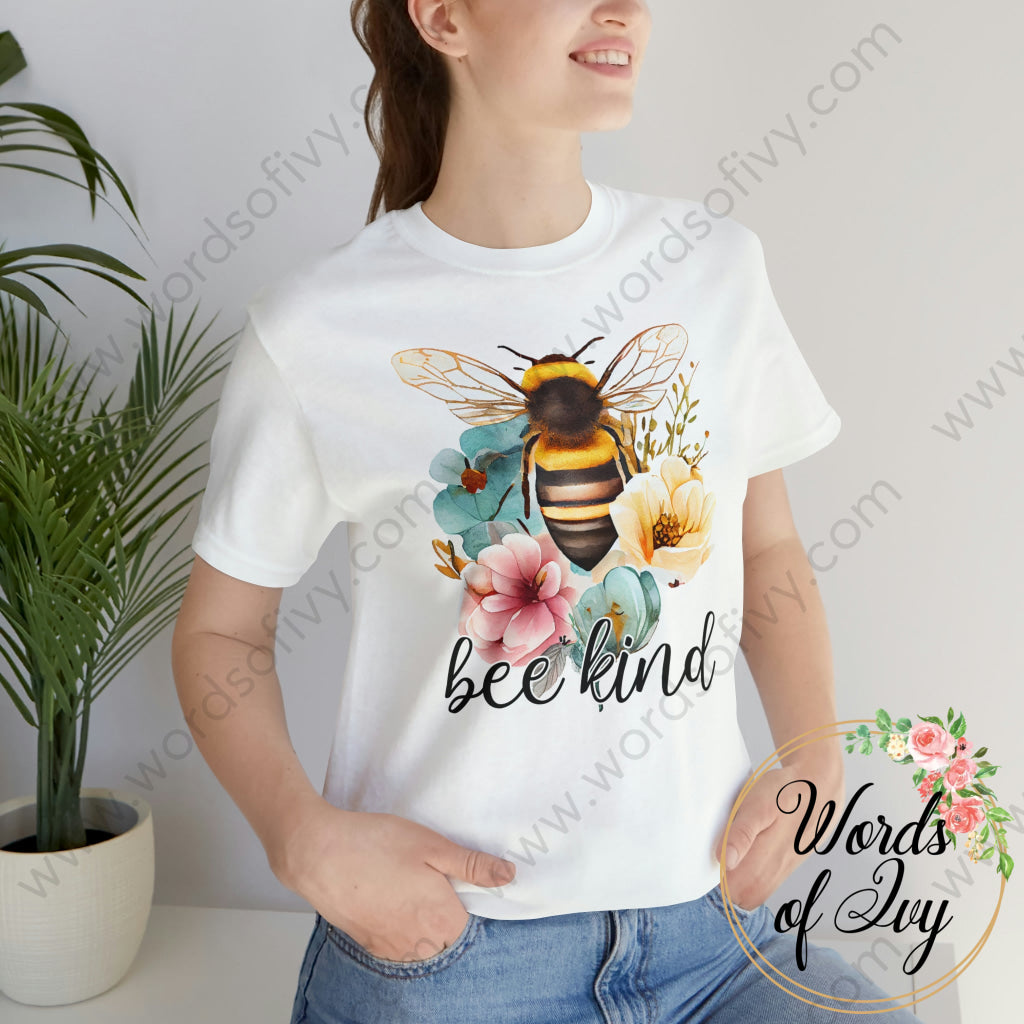 Adult Tee - Floral Bee Kind 230420001 T-Shirt