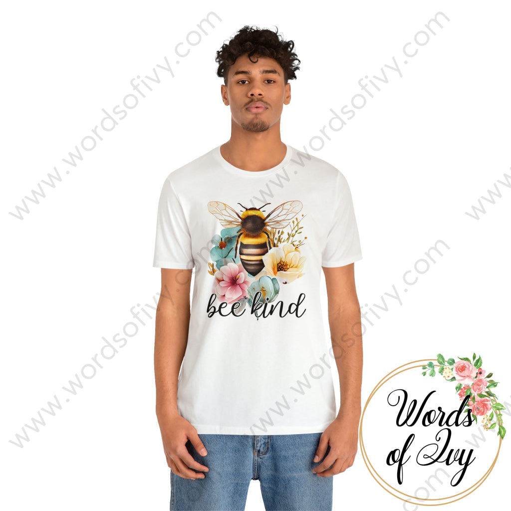 Adult Tee - Floral Bee Kind 230420001 T-Shirt