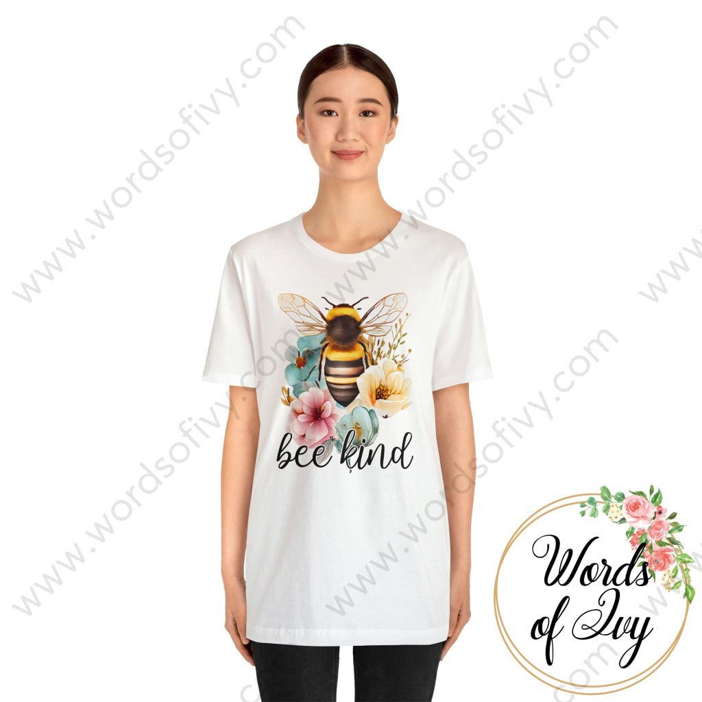 Adult Tee - Floral Bee Kind 230420001 T-Shirt