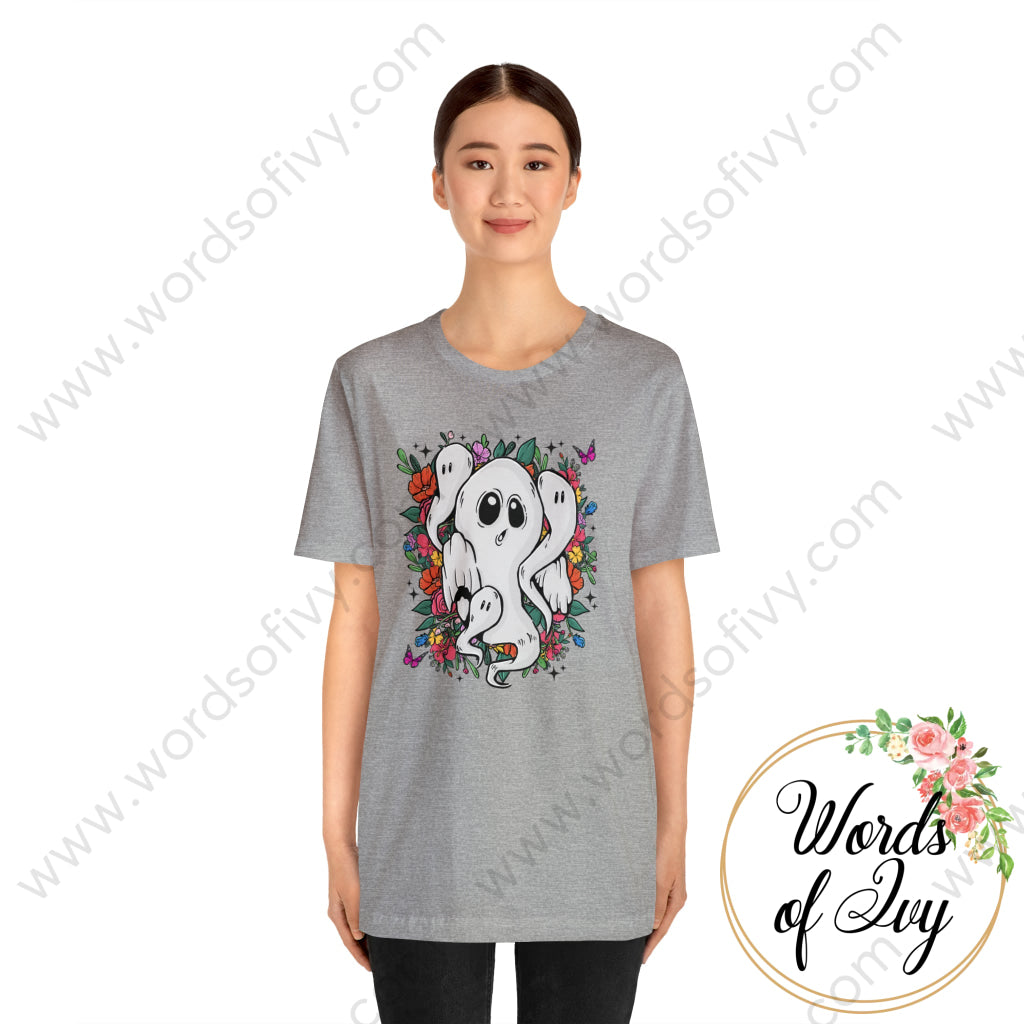 Adult Tee - Floral Ghosts 230713001 T-Shirt