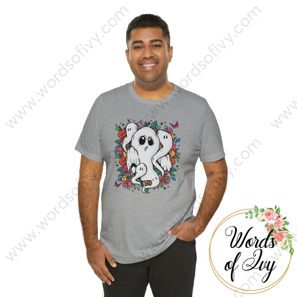 Adult Tee - Floral Ghosts 230713001 T-Shirt