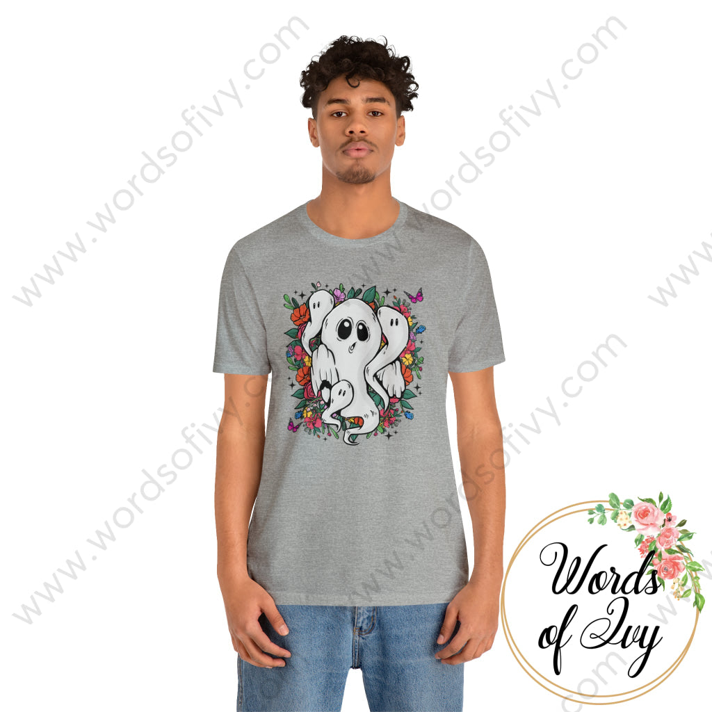 Adult Tee - Floral Ghosts 230713001 T-Shirt