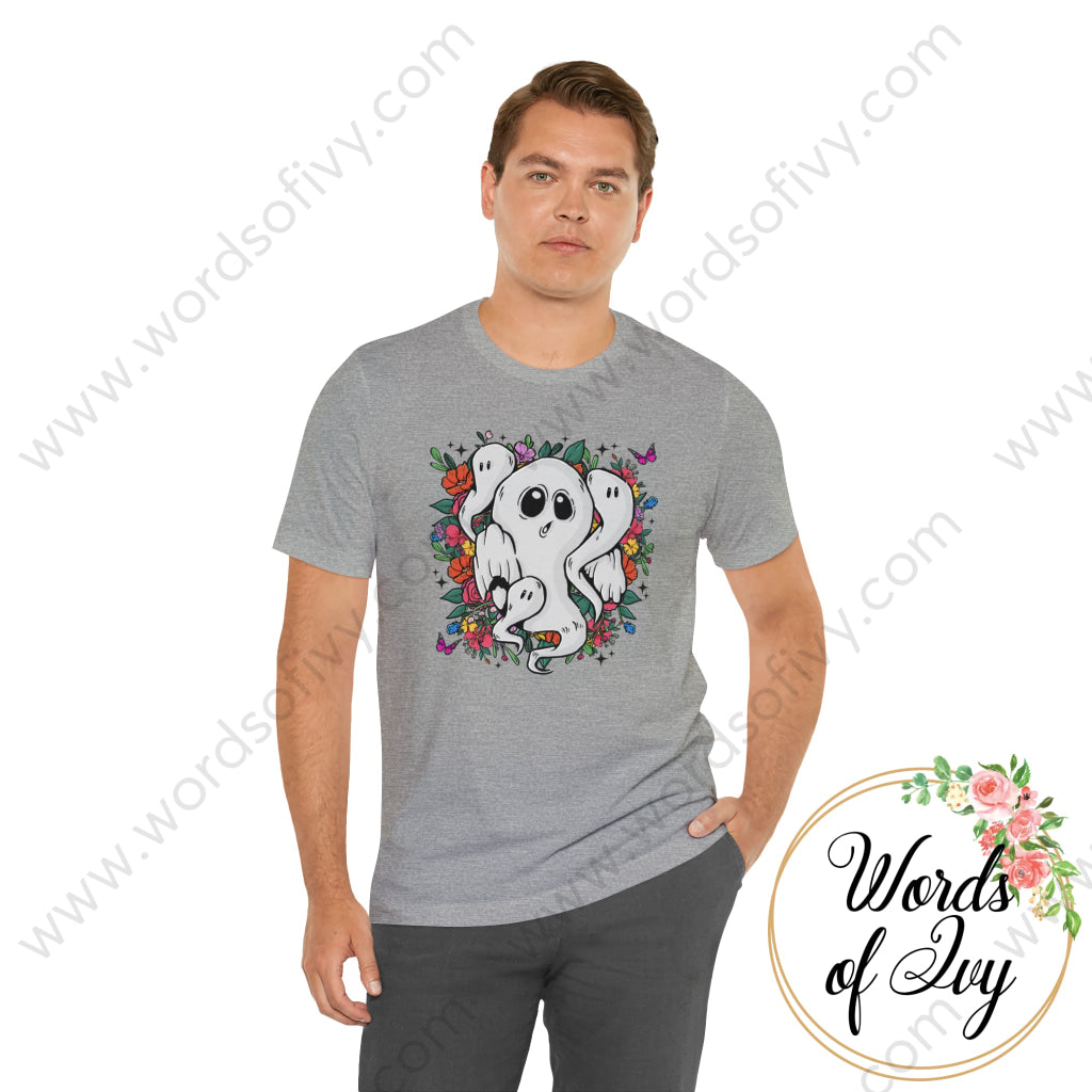 Adult Tee - Floral Ghosts 230713001 T-Shirt