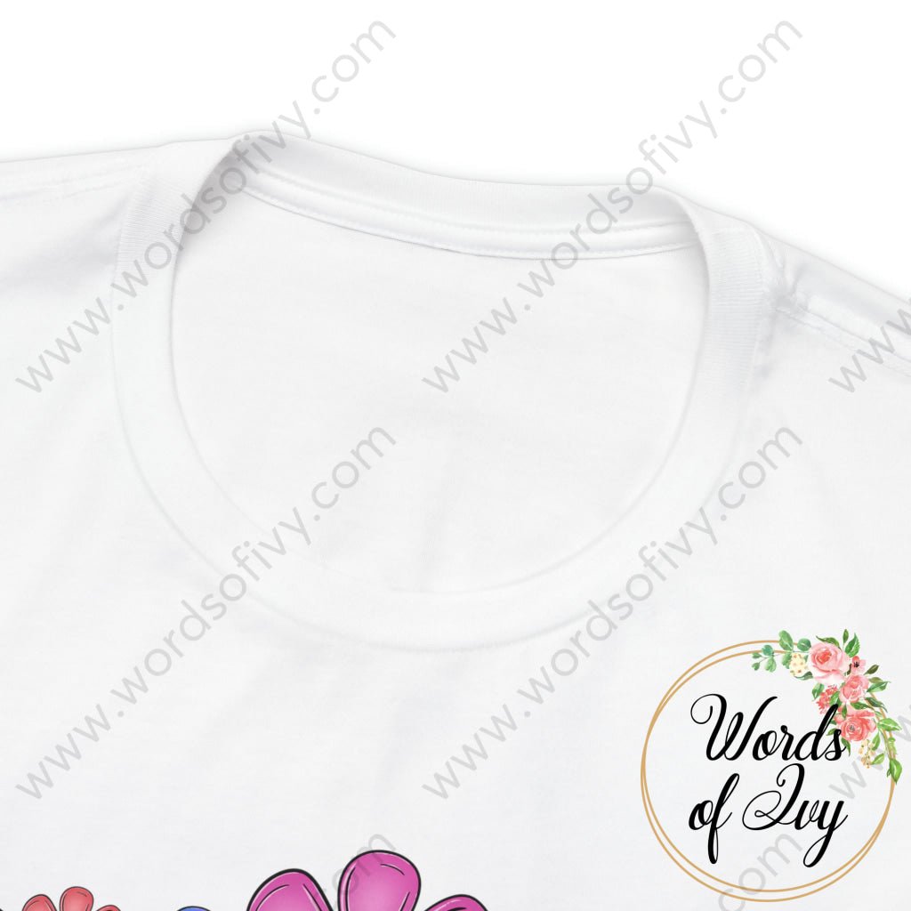 Adult Tee - Floral Peace Sign 230809005 T-Shirt