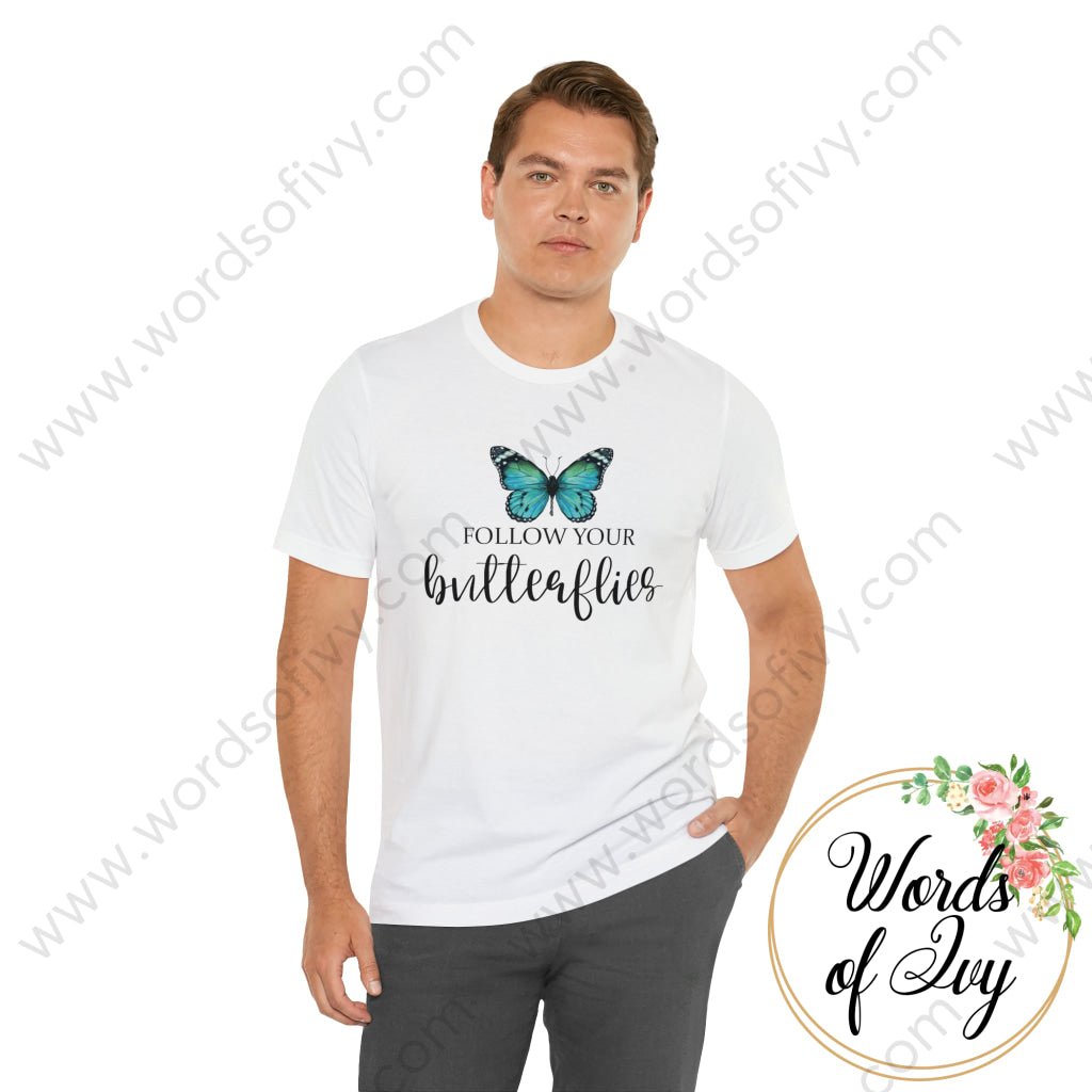 Adult Tee - Follow Your Butterflies 230703078 T-Shirt