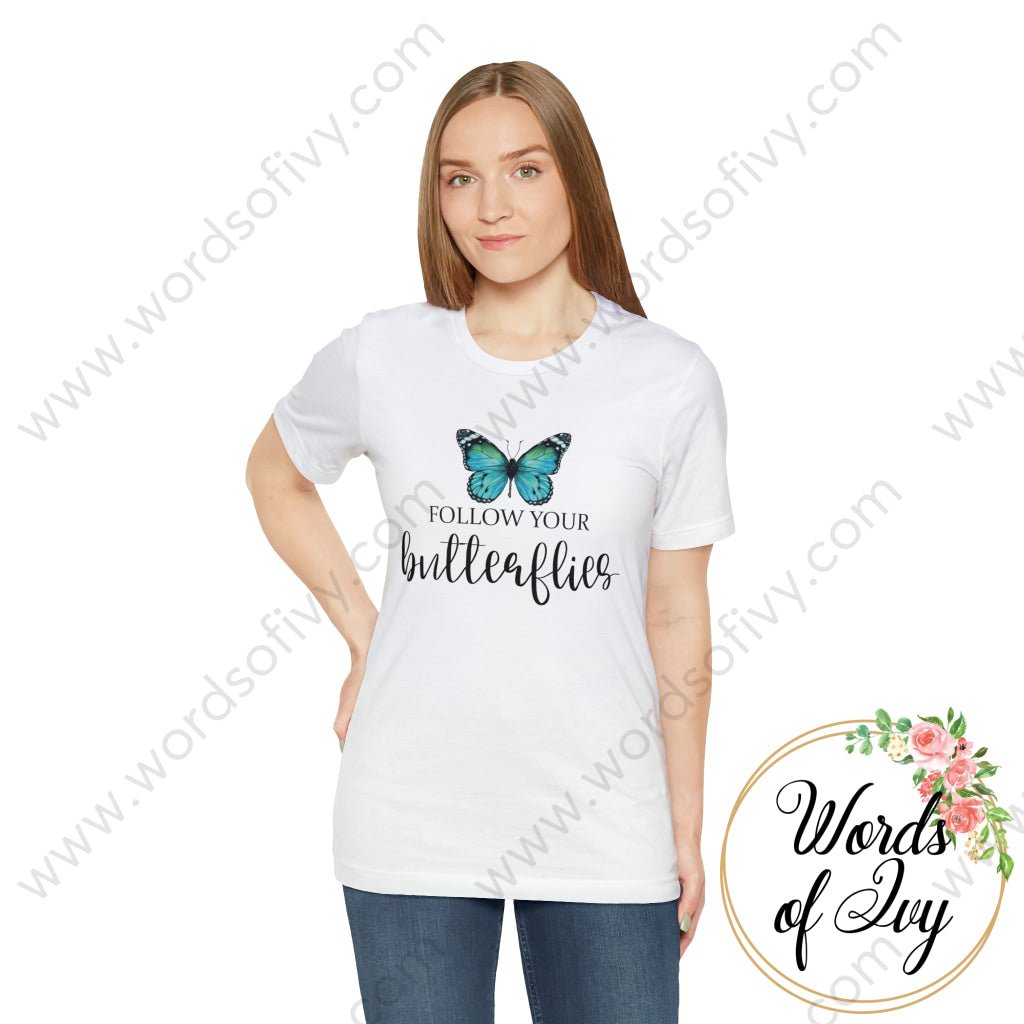 Adult Tee - Follow Your Butterflies 230703078 T-Shirt