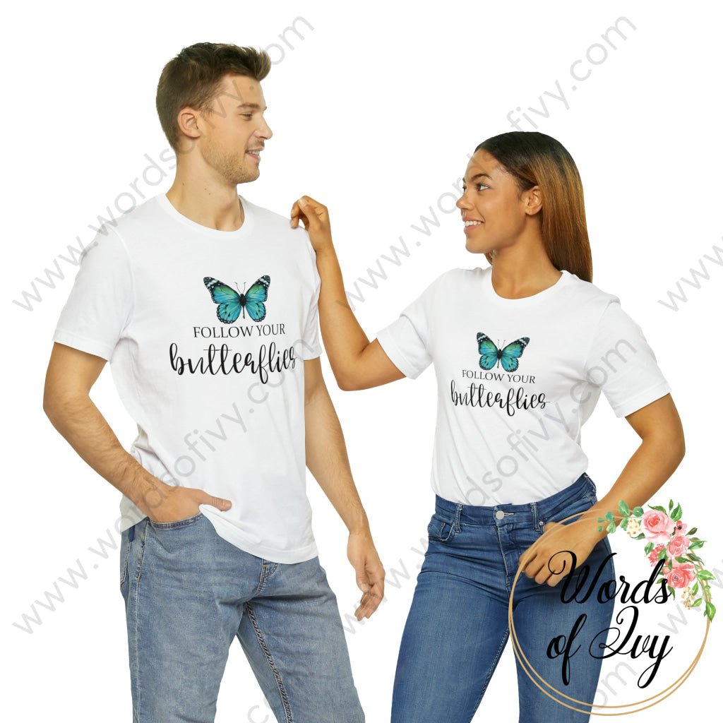 Adult Tee - Follow Your Butterflies 230703078 T-Shirt