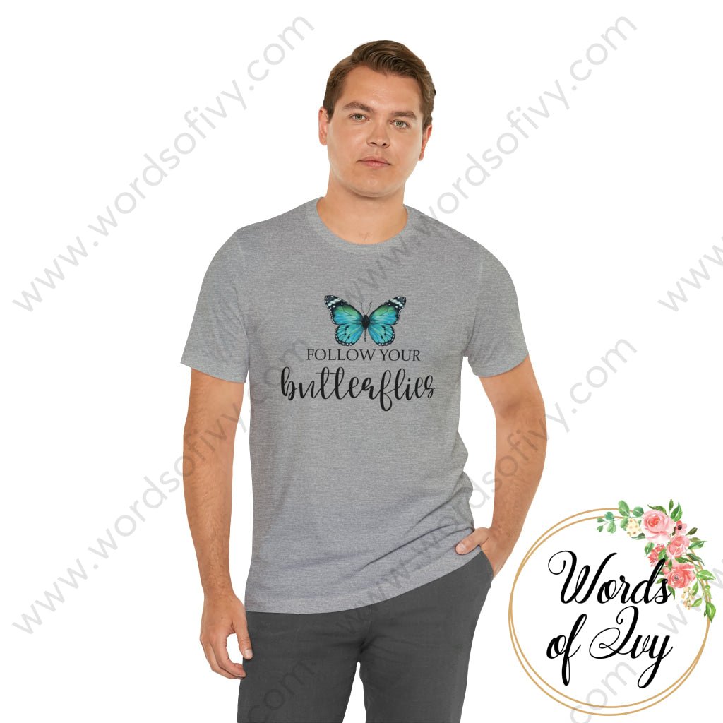 Adult Tee - Follow Your Butterflies 230703078 T-Shirt