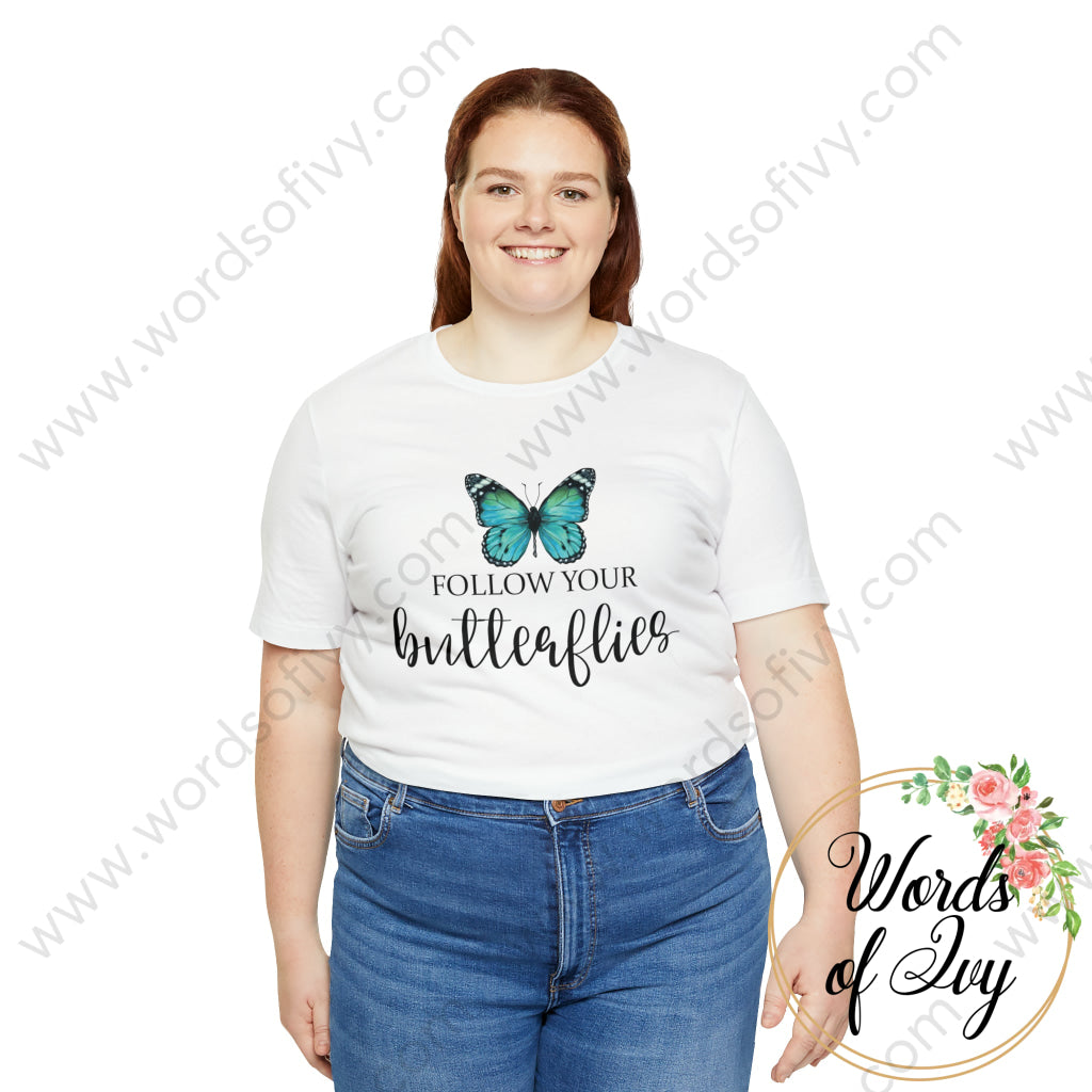 Adult Tee - Follow Your Butterflies 230703078 T-Shirt