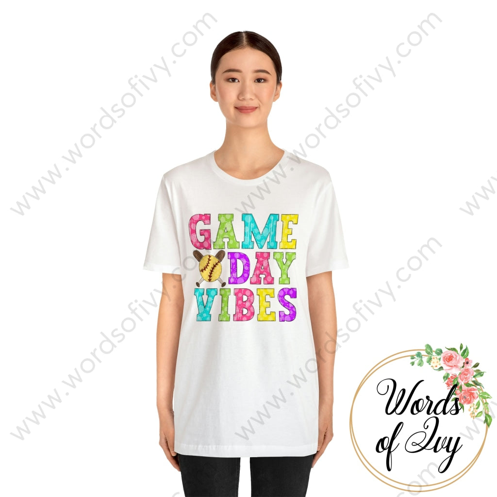 Adult Tee - Game Day Vibes Softball 230429010 T-Shirt