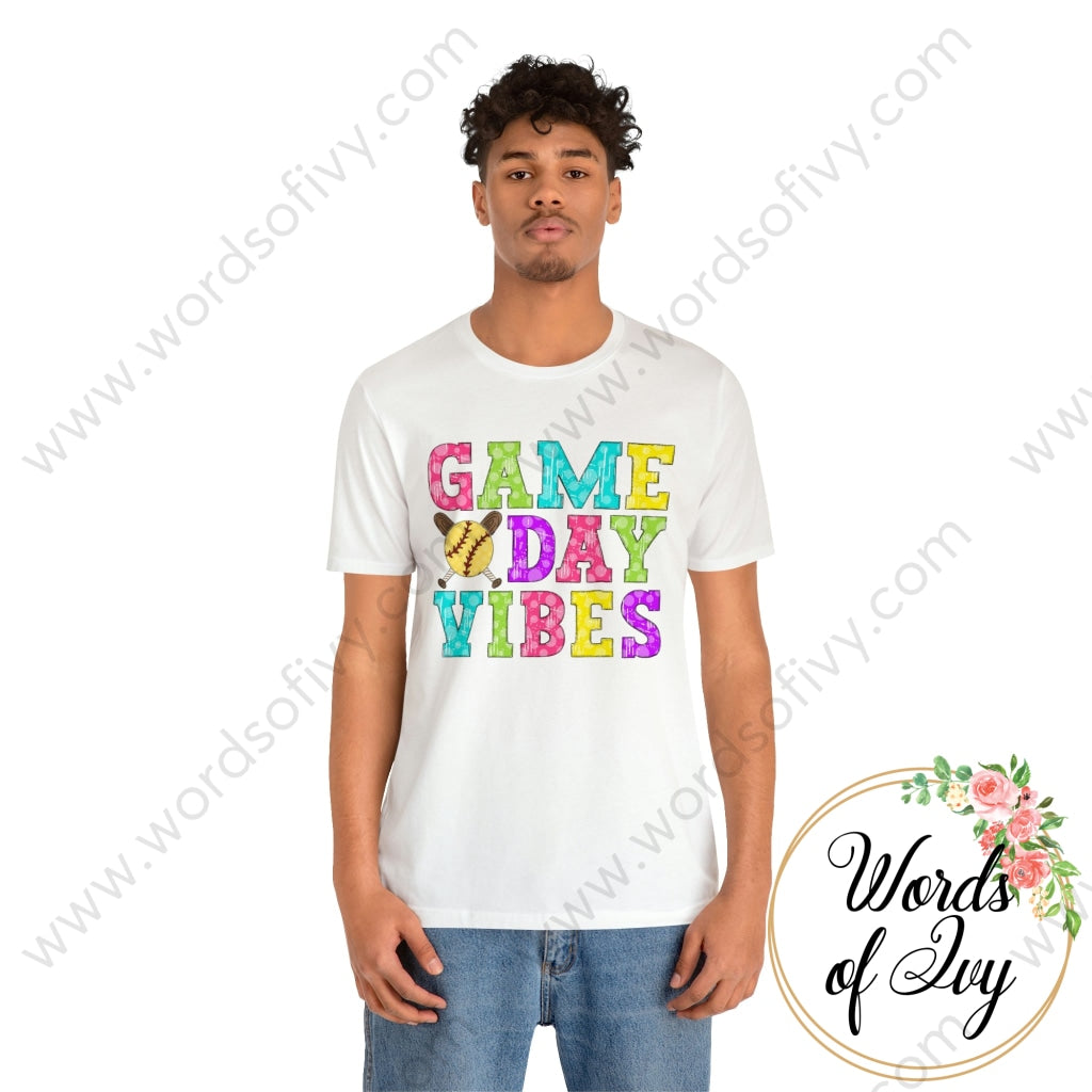 Adult Tee - Game Day Vibes Softball 230429010 T-Shirt