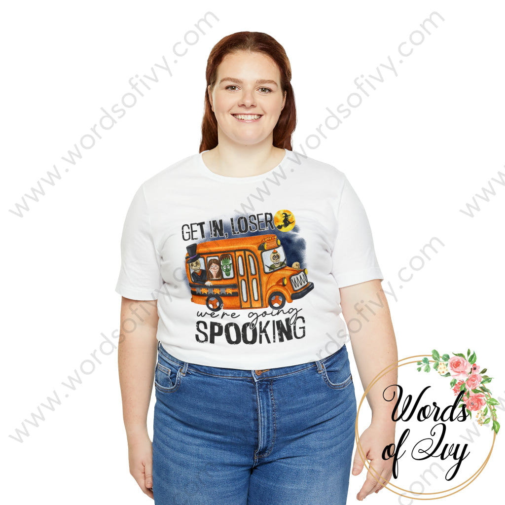 Adult Tee - Get In Loser Were Going Spooking 220913006 T-Shirt