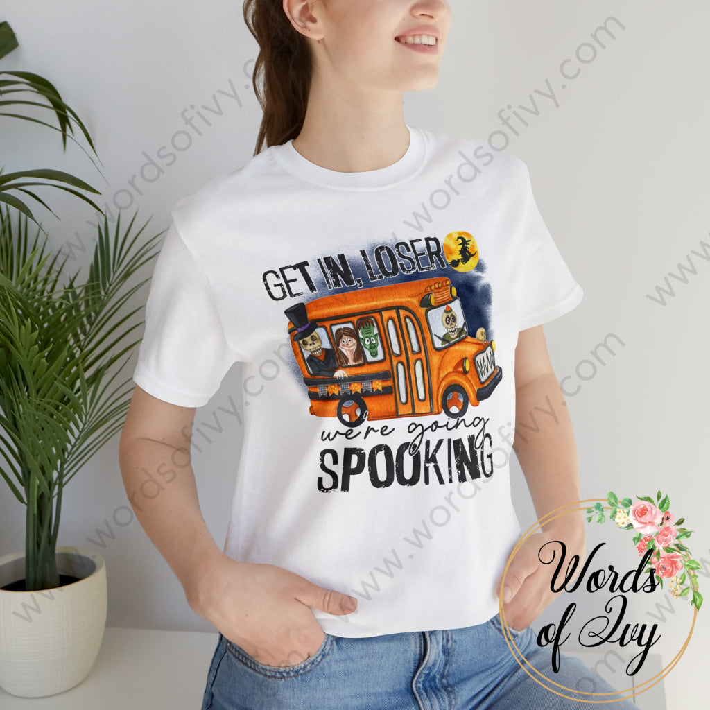 Adult Tee - Get In Loser Were Going Spooking 220913006 T-Shirt