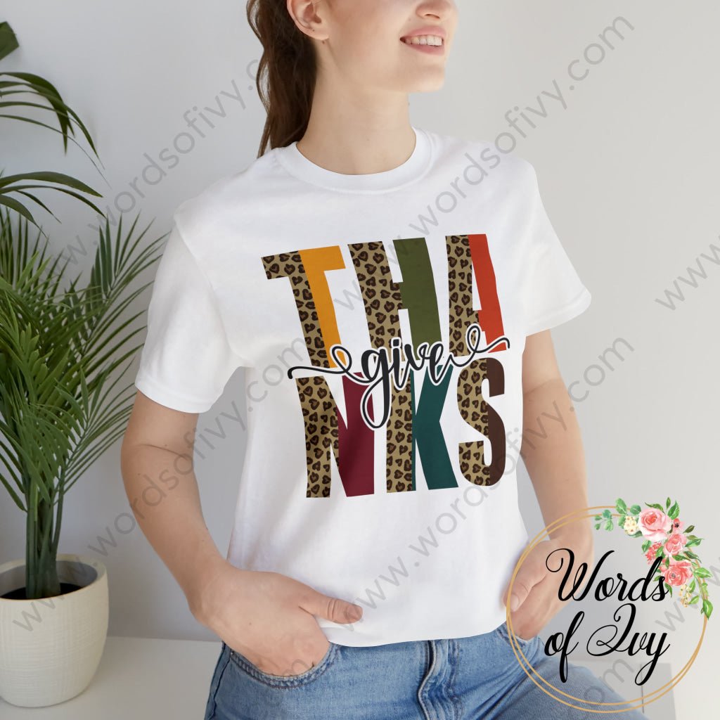 Adult Tee - GIVE THANKS 230703067 | Nauti Life Tees