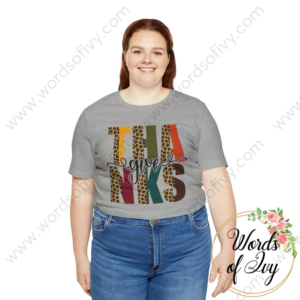 Adult Tee - GIVE THANKS 230703067 | Nauti Life Tees