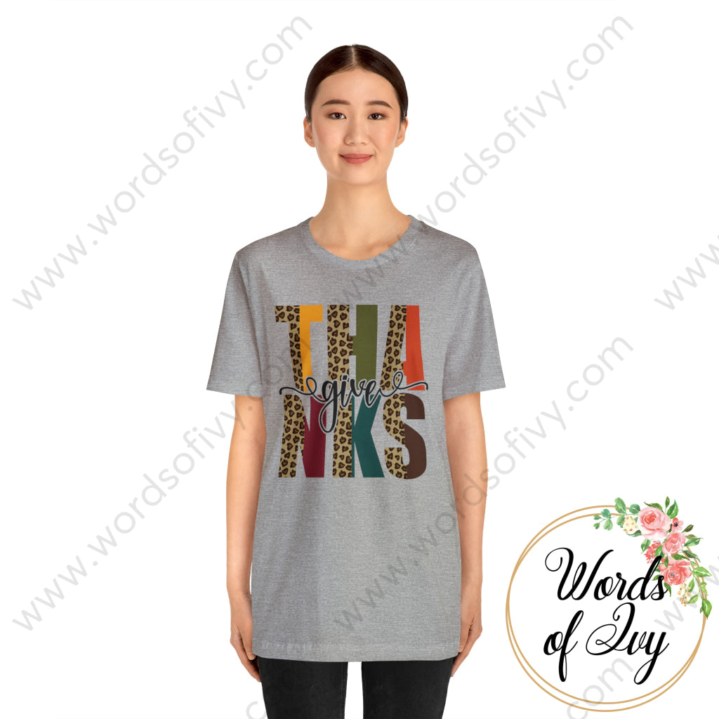 Adult Tee - GIVE THANKS 230703067 | Nauti Life Tees